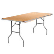 Rectangular-Table-6-Foot-Seats-6-to-8-people-36%22W-x-72%22L