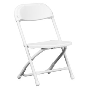White-Kids-Plastic-Folding-Chair