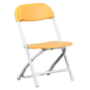 Yellow-Kids-Plastic-Folding-Chair