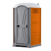 Orange-Portable-Bathroom-Outside